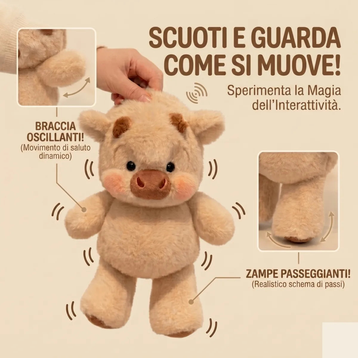 Moffy - braccia e gambe in movimento